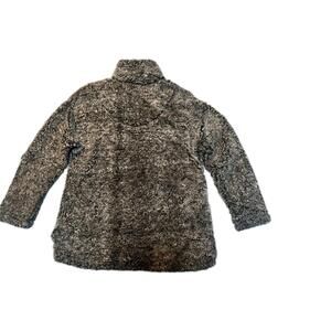 Altar’d State Sherpa 1/4 Zip Fleece Size Small Brown & Gray Extremely Soft